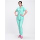 Костюм женский хирургический Модерн-004 (тк.Стрейч,120) MedLine, мятный