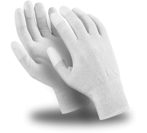 Перчатки Manipula Specialist® Микростатик (ESD) (нейл.+полиур.+медн.), MG-163 Перчатки Manipula Specialist® Микростатик (ESD) (нейл.+полиур.+медн.), MG-163