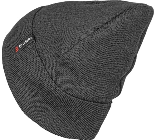 Шапка Brodeks longer, цвет тёмно-серый Шапка Brodeks longer, цвет тёмно-серый
