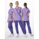 Костюм женский Симпл-001 (тк.Смесовая,120) MedLine, фиолетовый/сирень
