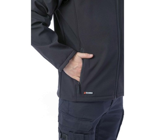 Куртка софтшелл Brodeks KS232, цвет чёрный Куртка софтшелл Brodeks KS232, цвет чёрный