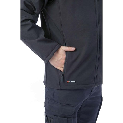 Куртка софтшелл Brodeks KS232, цвет чёрный Куртка софтшелл Brodeks KS232, цвет чёрный