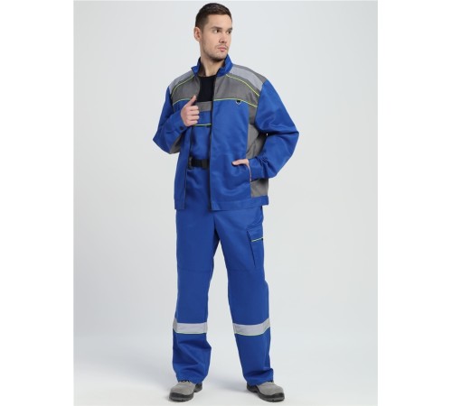 Костюм Практичный-2 СОП CH (тк.Смесовая,210) п/к, васильковый/серый Костюм Практичный-2 СОП CH (тк.Смесовая,210) п/к, васильковый/серый