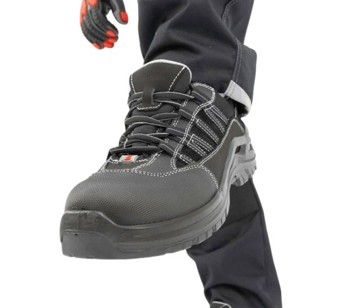 Полуботинки мужские Brodeks Cyclone BRS102 S1P, цвет чёрный Полуботинки мужские Brodeks Cyclone BRS102 S1P, цвет чёрный