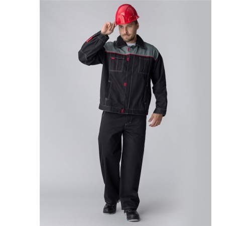 Костюм Флагман-Фаворит-1 (тк.Саржа,250) брюки, т.серый/серый Костюм Флагман-Фаворит-1 (тк.Саржа,250) брюки, т.серый/серый