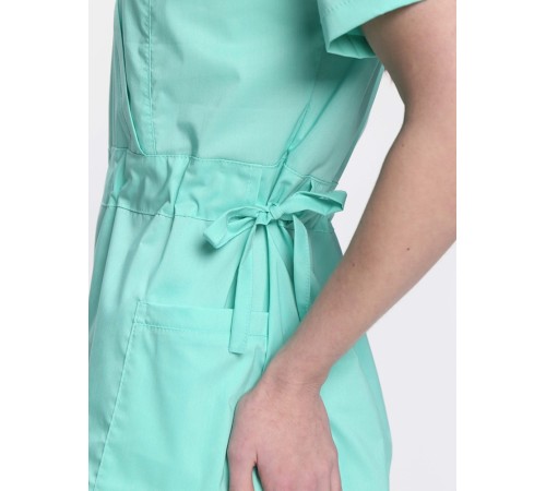 Костюм женский хирургический Модерн-004 (тк.Стрейч,120) MedLine, мятный Костюм женский хирургический Модерн-004 (тк.Стрейч,120) MedLine, мятный