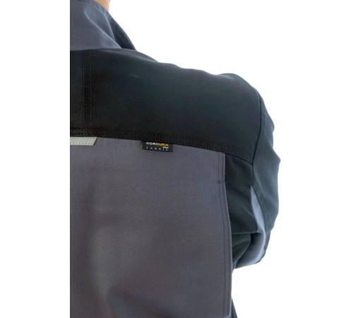 Куртка летняя мужская Brodeks KS202-C, 100% ХБ, цвет графит серый, чёрный Куртка летняя мужская Brodeks KS202-C, 100% ХБ, цвет графит серый, чёрный