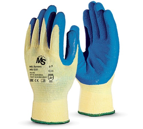 Перчатки Manipula Specialist® MS Латекс (хлопок/полиэфир+латекс), MS 010/MS-141 Перчатки Manipula Specialist® MS Латекс (хлопок/полиэфир+латекс), MS 010/MS-141