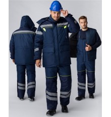 Костюм зимний PROFLINE SPECIALIST WINTER (тк.Мембрана) п/к, т.синий