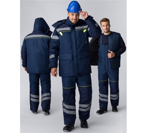 Костюм зимний PROFLINE SPECIALIST WINTER (тк.Мембрана) п/к, т.синий Костюм зимний PROFLINE SPECIALIST WINTER (тк.Мембрана) п/к, т.синий