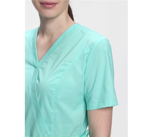 Костюм женский хирургический Модерн-004 (тк.Стрейч,120) MedLine, мятный Костюм женский хирургический Модерн-004 (тк.Стрейч,120) MedLine, мятный