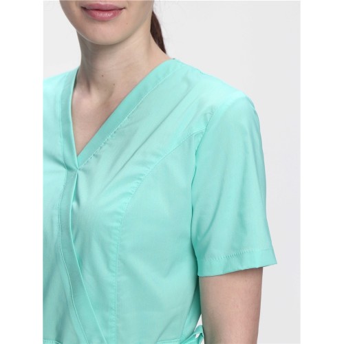 Костюм женский хирургический Модерн-004 (тк.Стрейч,120) MedLine, мятный Костюм женский хирургический Модерн-004 (тк.Стрейч,120) MedLine, мятный