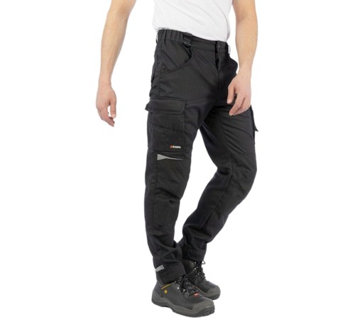 Брюки летние мужские Brodeks KS302, цвет чёрный Брюки летние мужские Brodeks KS302, цвет чёрный