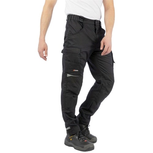 Брюки летние мужские Brodeks KS302, цвет чёрный Брюки летние мужские Brodeks KS302, цвет чёрный