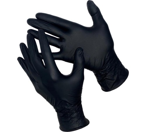 DELTAGRIP Total Black Перчатки нитриловые неопудренные черного цвета DELTAGRIP Total Black Перчатки нитриловые неопудренные черного цвета