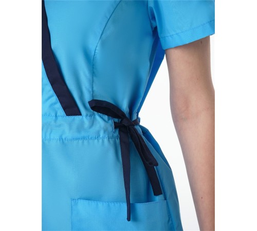 Костюм женский Симпл-001 (тк.Смесовая,120) MedLine, т.синий/голубой Костюм женский Симпл-001 (тк.Смесовая,120) MedLine, т.синий/голубой