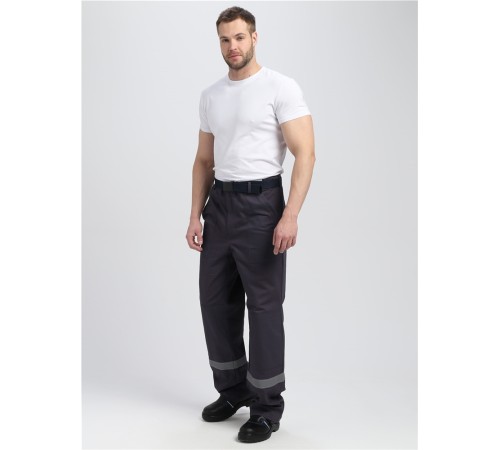 Костюм для ИТР СОП UZ (тк.Саржа,250) брюки, т.серый/красный Костюм для ИТР СОП UZ (тк.Саржа,250) брюки, т.серый/красный