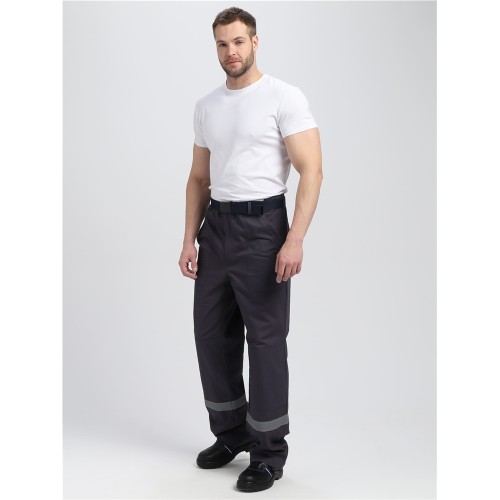 Костюм для ИТР СОП UZ (тк.Саржа,250) брюки, т.серый/красный Костюм для ИТР СОП UZ (тк.Саржа,250) брюки, т.серый/красный