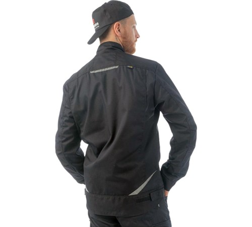 Куртка летняя мужская Brodeks KS202, цвет чёрный Куртка летняя мужская Brodeks KS202, цвет чёрный