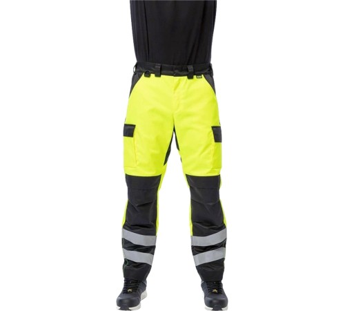 Брюки сигнальные Brodeks KS313, цвет жёлтый, чёрный Брюки сигнальные Brodeks KS313, цвет жёлтый, чёрный