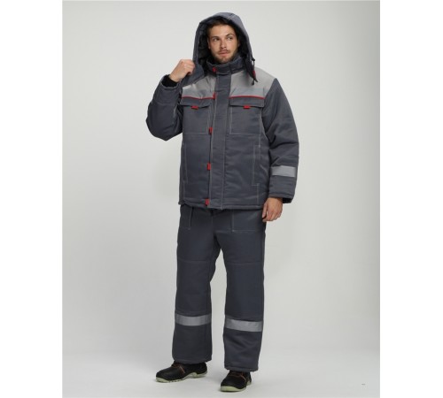 Костюм зимний Флофт-2 NEW (тк.Смесовая,210) п/к, т.серый/св.серый Костюм зимний Флофт-2 NEW (тк.Смесовая,210) п/к, т.серый/св.серый