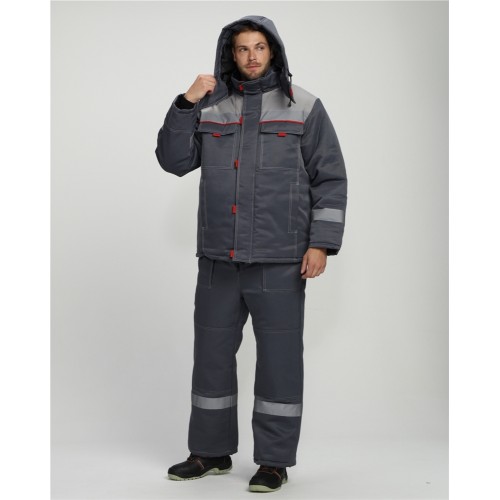 Костюм зимний Фаворит-2 NEW (тк.Смесовая,210) п/к, т.серый/св.серый Костюм зимний Фаворит-2 NEW (тк.Смесовая,210) п/к, т.серый/св.серый