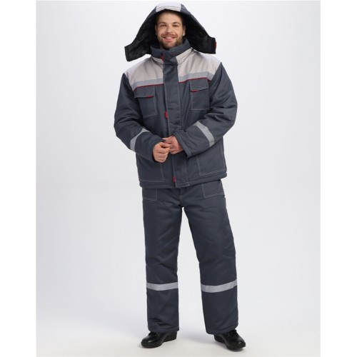 Костюм зимний Фаворит-1 IMP (тк.Смесовая,240) брюки, т.серый/св.серый Костюм зимний Фаворит-1 IMP (тк.Смесовая,240) брюки, т.серый/св.серый