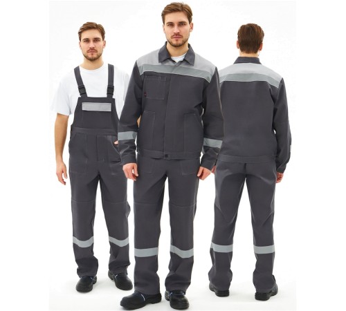 Костюм Липецк-2 СОП CH (тк.Смесовая,280) п/к, т.серый/св.серый Костюм Липецк-2 СОП CH (тк.Смесовая,280) п/к, т.серый/св.серый
