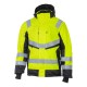 Куртка сигнальная зимняя Brodeks KW216, цвет жёлтый, чёрный