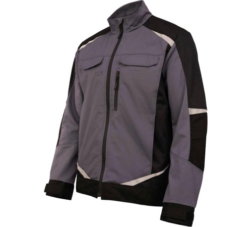 Куртка летняя мужская Brodeks KS202-C, 100% ХБ, цвет графит серый, чёрный Куртка летняя мужская Brodeks KS202-C, 100% ХБ, цвет графит серый, чёрный