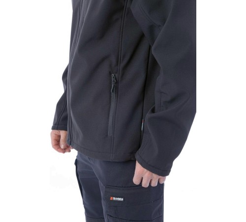 Куртка софтшелл Brodeks KS232, цвет чёрный Куртка софтшелл Brodeks KS232, цвет чёрный