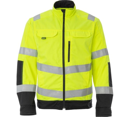 Куртка сигнальная Brodeks KS218, цвет жёлтый, чёрный Куртка сигнальная Brodeks KS218, цвет жёлтый, чёрный