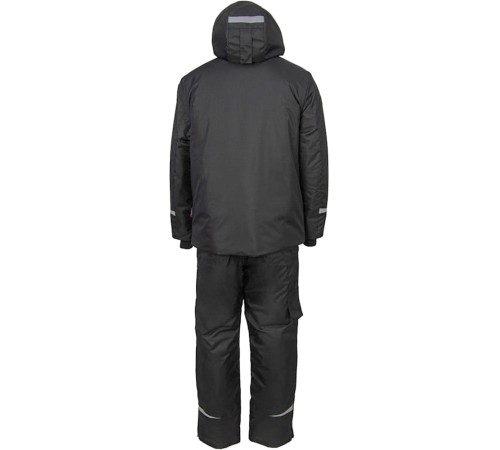 Костюм рабочий зимний Brodeks KW603, куртка, брюки, цвет чёрный Костюм рабочий зимний Brodeks KW603, куртка, брюки, цвет чёрный