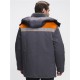 Куртка зимняя для бригадира NEW (тк.Смесовая,210), т.серый/оранжевый