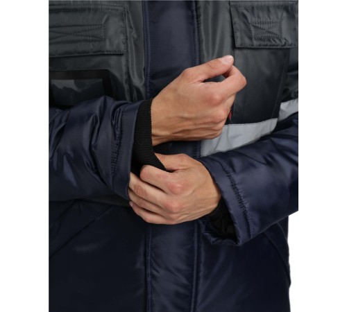 Костюм зимний Мегрес-2 СОП (тк.OxLine,90) п/к, т.серый/т.синий