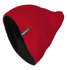 Шапка Brodeks Light Bicolor, цвет красный, чёрный