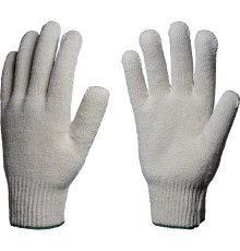 Перчатки х/б 10кл. СТАНДАРТ 30-32гр. 116текс, белые