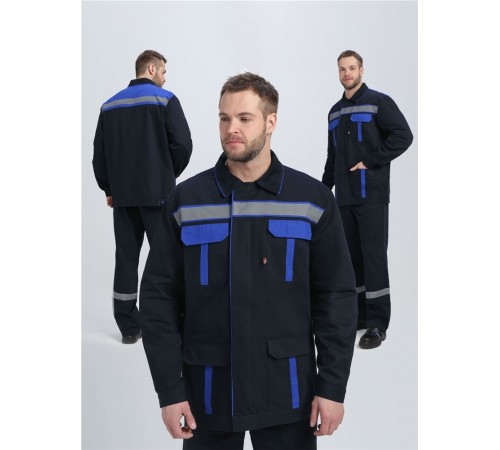 Костюм для ИТР СОП IMP (тк.Саржа,250) п/к, т.синий/васильковый Костюм для ИТР СОП IMP (тк.Саржа,250) п/к, т.синий/васильковый