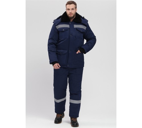 Костюм зимний Мастер NEW (тк.Смесовая,210) п/к, т.синий КОС 940 Костюм зимний Мастер NEW (тк.Смесовая,210) п/к, т.синий КОС 940