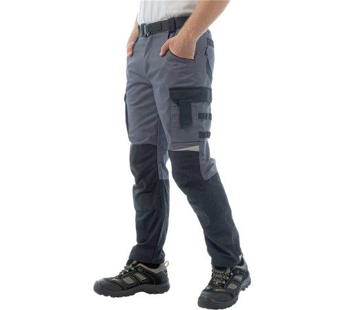 Брюки летние мужские Brodeks KS302-C, 100% хлопок, цвет графит серый, чёрный Брюки летние мужские Brodeks KS302-C, 100% хлопок, цвет графит серый, чёрный