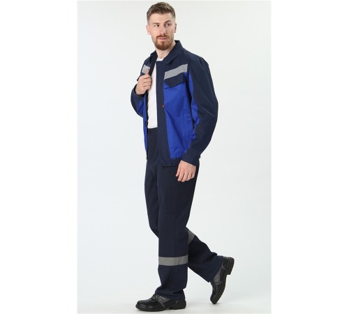 Костюм Вираж-1 IMP (тк.Смесовая,260) брюки, т.синий/васильковый Костюм Вираж-1 IMP (тк.Смесовая,260) брюки, т.синий/васильковый