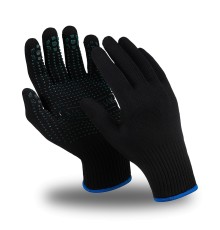 Перчатки Manipula Specialist® Механик Блэк (нейлон/хлопок+ПВХ), MG-114