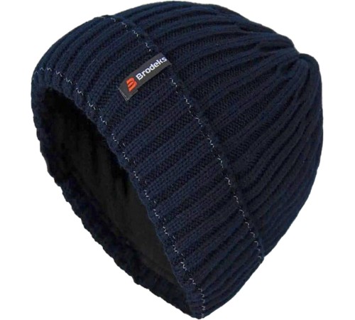 Шапка Brodeks fleece lining, цвет тёмно-синий Шапка Brodeks fleece lining, цвет тёмно-синий