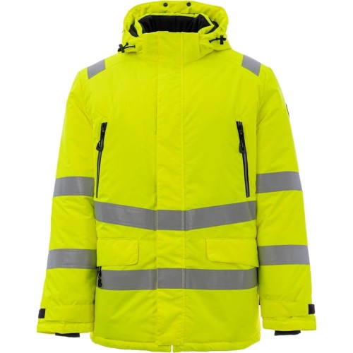 Куртка-парка сигнальная зимняя Brodeks KW220, цвет жёлтый Куртка-парка сигнальная зимняя Brodeks KW220, цвет жёлтый