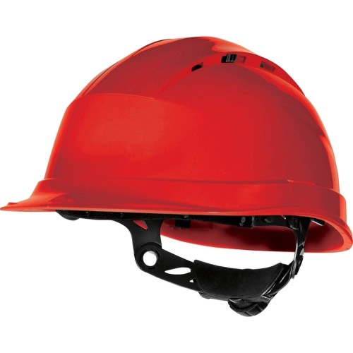 Каска DeltaPlus™ QUARTZ UP IV (с храповиком), красный Каска DeltaPlus™ QUARTZ UP IV (с храповиком), красный