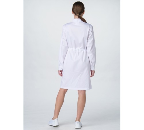 Халат женский Сансара-001 (тк.Смесовая,160) MedLine, белый Халат женский Сансара-001 (тк.Смесовая,160) MedLine, белый