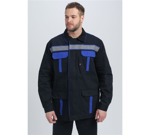 Костюм для ИТР СОП UZ (тк.Саржа,250) брюки, т.синий/васильковый Костюм для ИТР СОП UZ (тк.Саржа,250) брюки, т.синий/васильковый