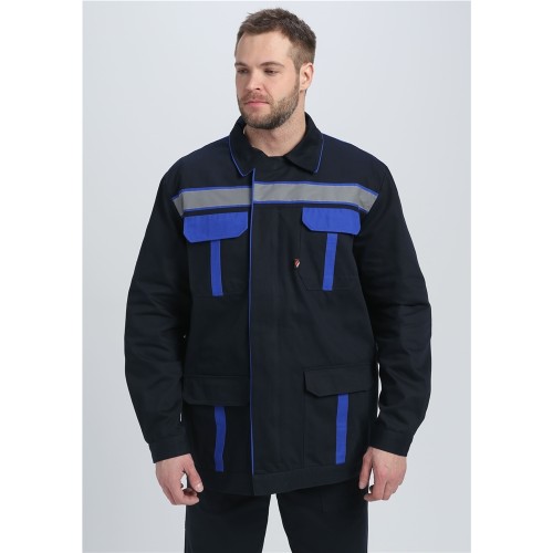 Костюм для ИТР СОП UZ (тк.Саржа,250) брюки, т.синий/васильковый Костюм для ИТР СОП UZ (тк.Саржа,250) брюки, т.синий/васильковый