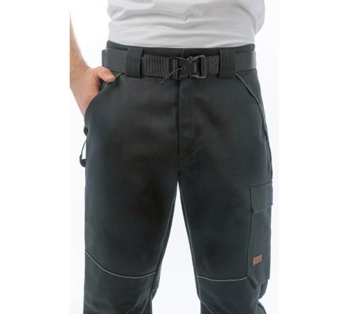 Брюки сварщика 2 класса Brodeks FS 38-02, цвет чёрный Брюки сварщика 2 класса Brodeks FS 38-02, цвет чёрный