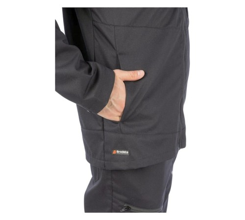 Куртка летняя мужская Brodeks KS 234, цвет чёрный Куртка летняя мужская Brodeks KS 234, цвет чёрный